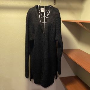 Large vintage Victoria Secret Moda international Long Black Mohair Sweater
